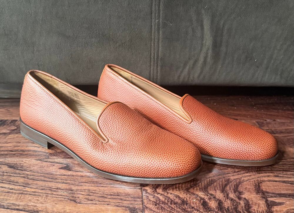 $1095 NEW Stubbs & Wootton Limited Edition 9.5 Leather Loafers NEW + Accessories